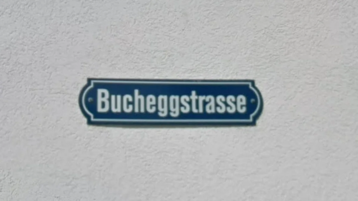 聖加侖圓角街道標誌