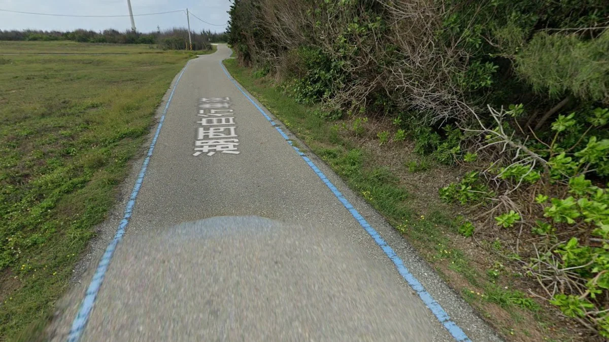 澎湖獨有藍色外線