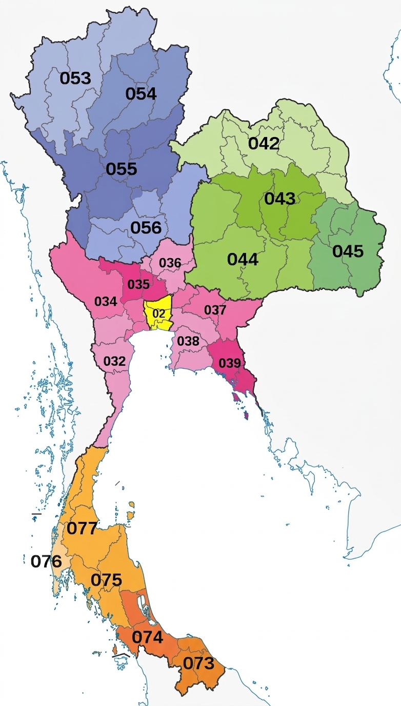市話區碼與國道分區