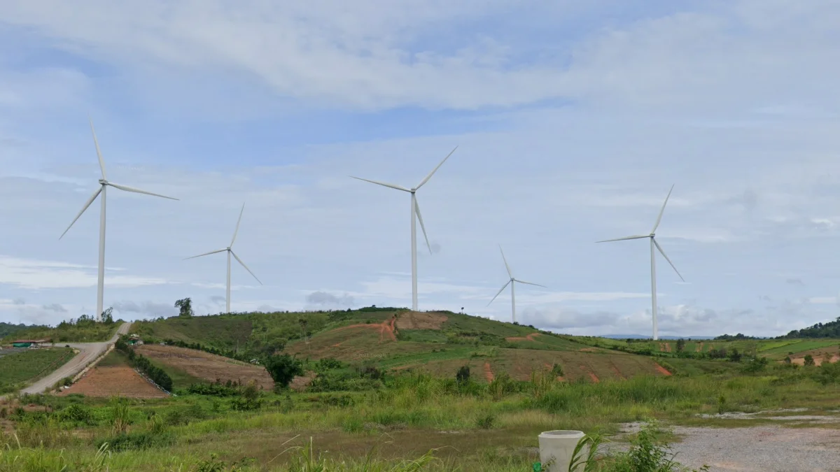 風力渦輪機分佈