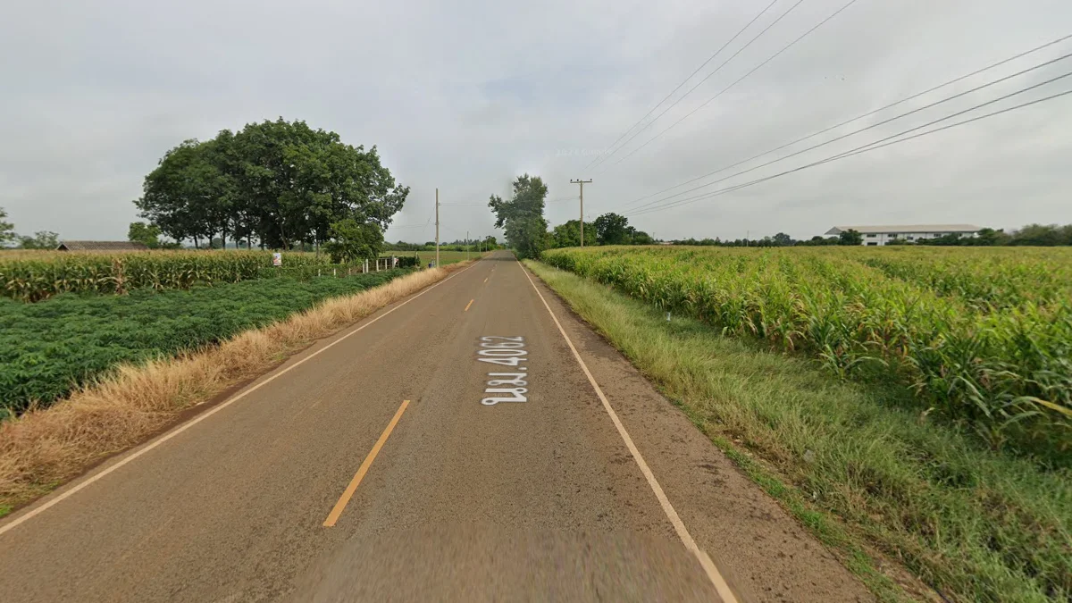 呵叻府東南部棕色柏油路