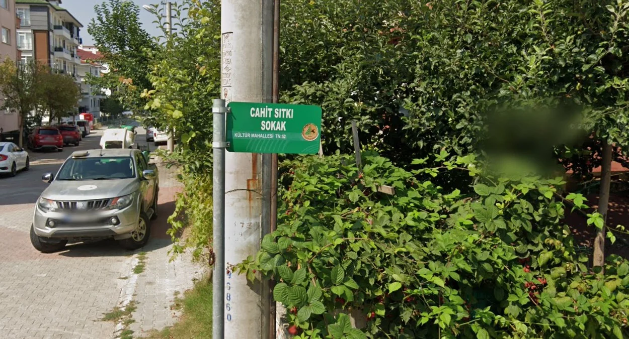 博盧平坦綠路牌