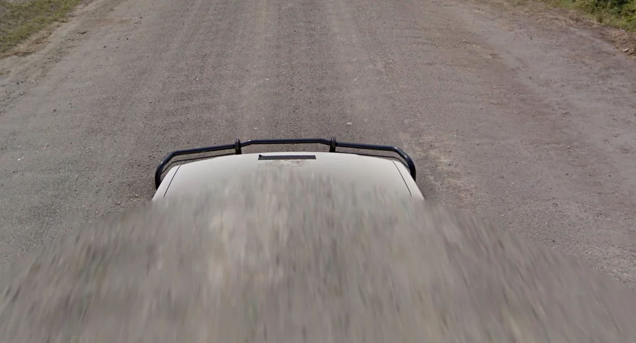 國家公園街景車黑橫桿