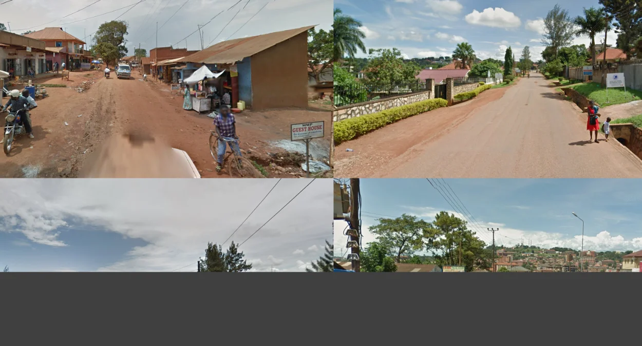 坎帕拉繁忙城市景觀