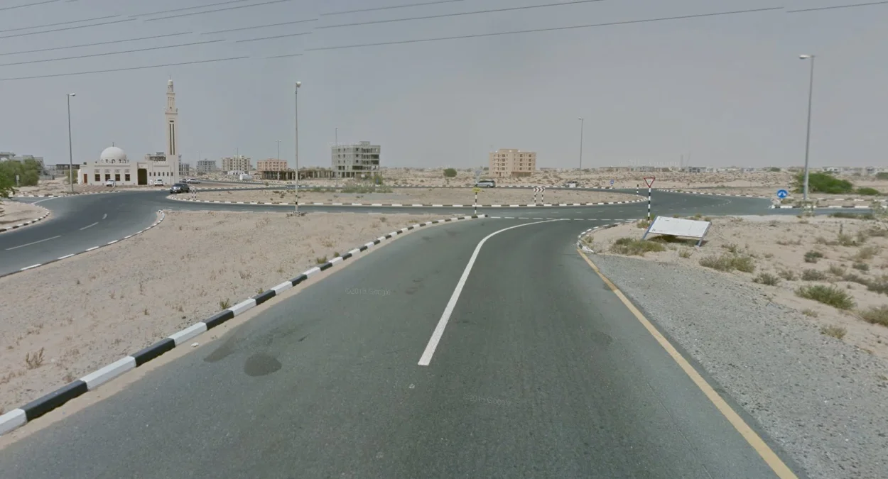 分隔道路與圓環