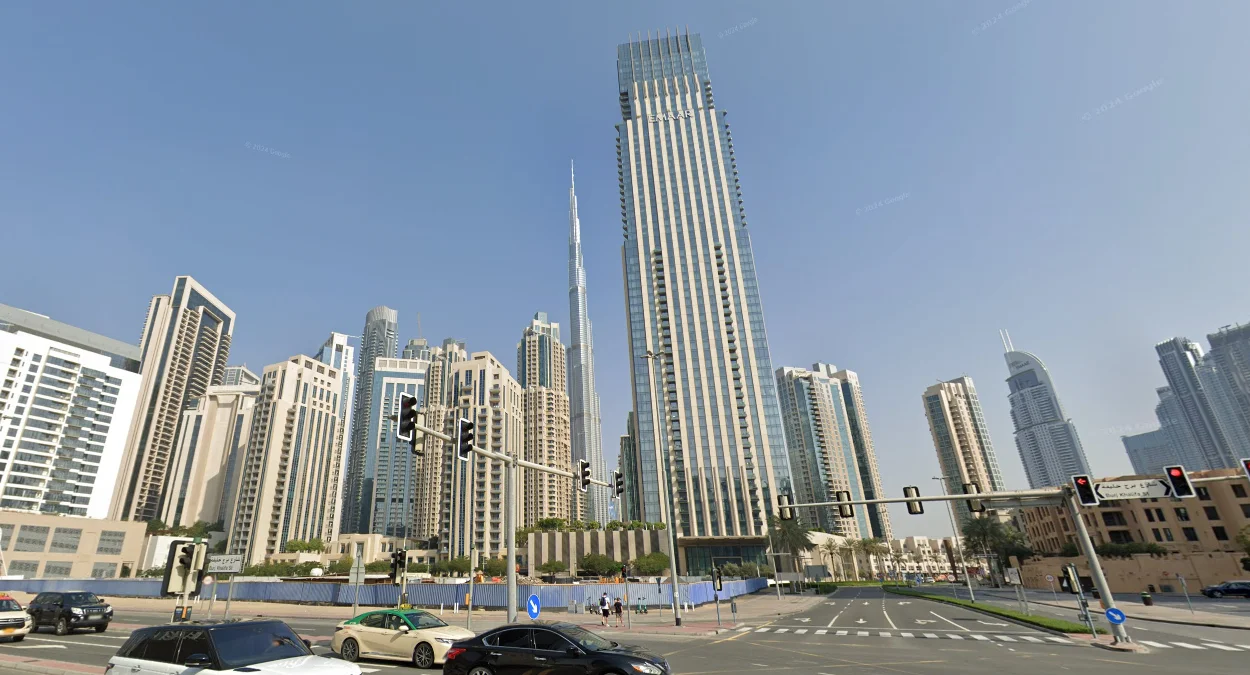 杜拜摩天大樓天際線