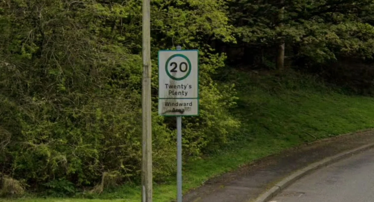 格拉斯哥「Twenty’s Plenty」限速牌