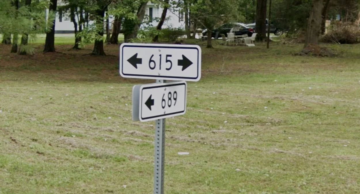 維吉尼亞州白色路口標誌