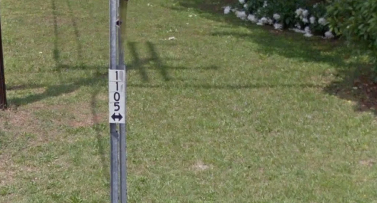 南卡羅來納州黑底白字路牌