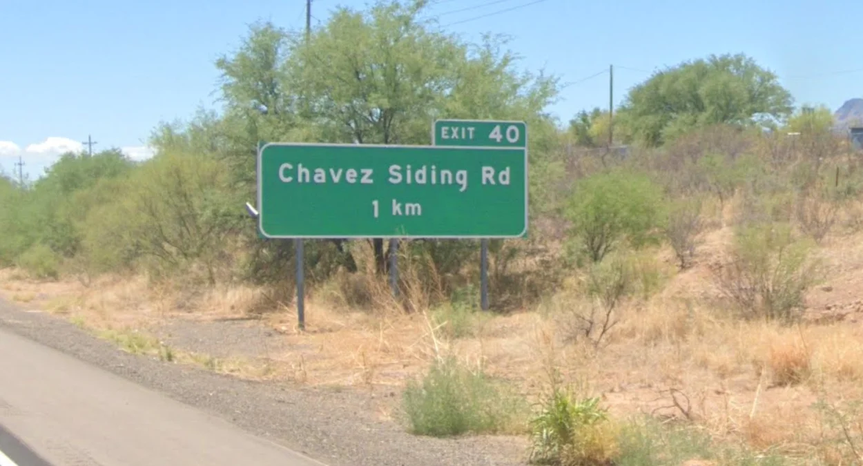 亞利桑那州I-19公路公里標誌