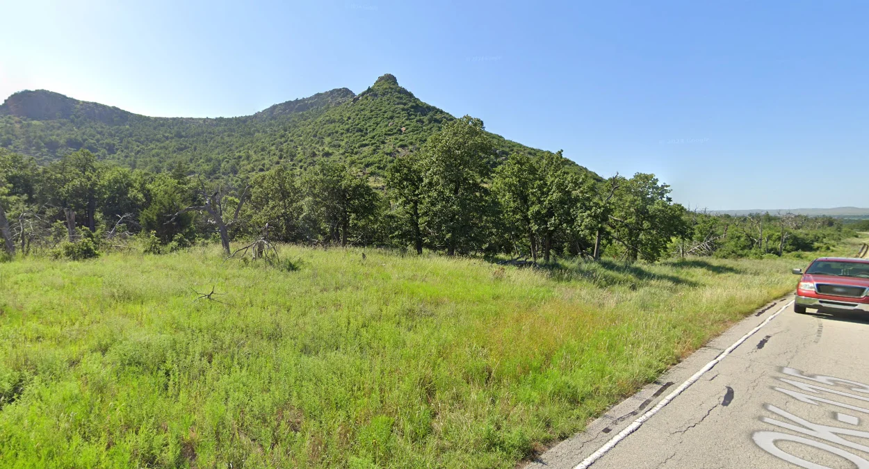 奧克拉荷馬西南部岩石灌木峰