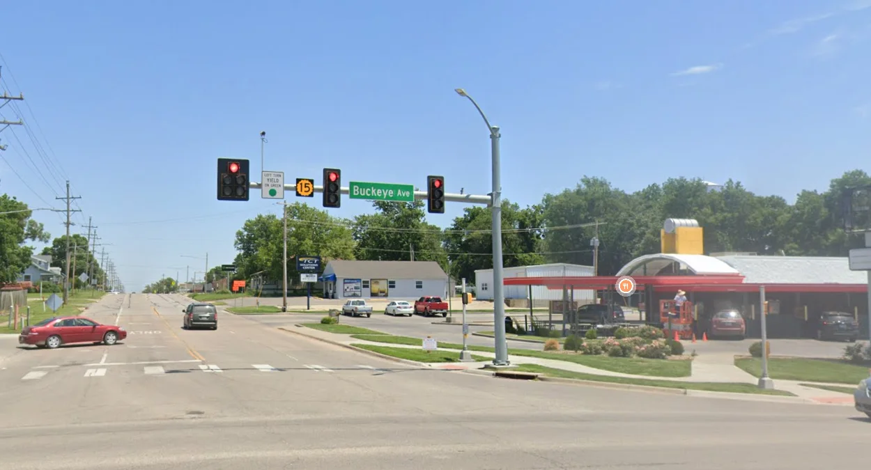 北美懸掛式交通燈