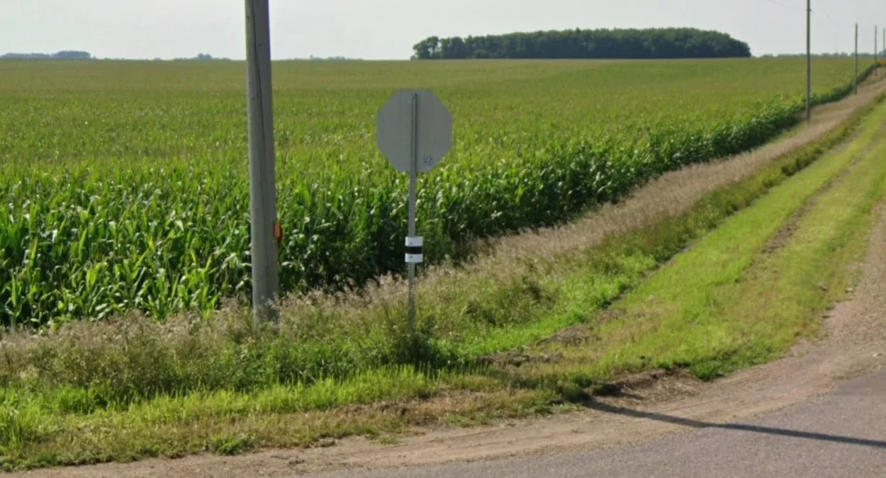 明尼蘇達州停止標誌黑白標記