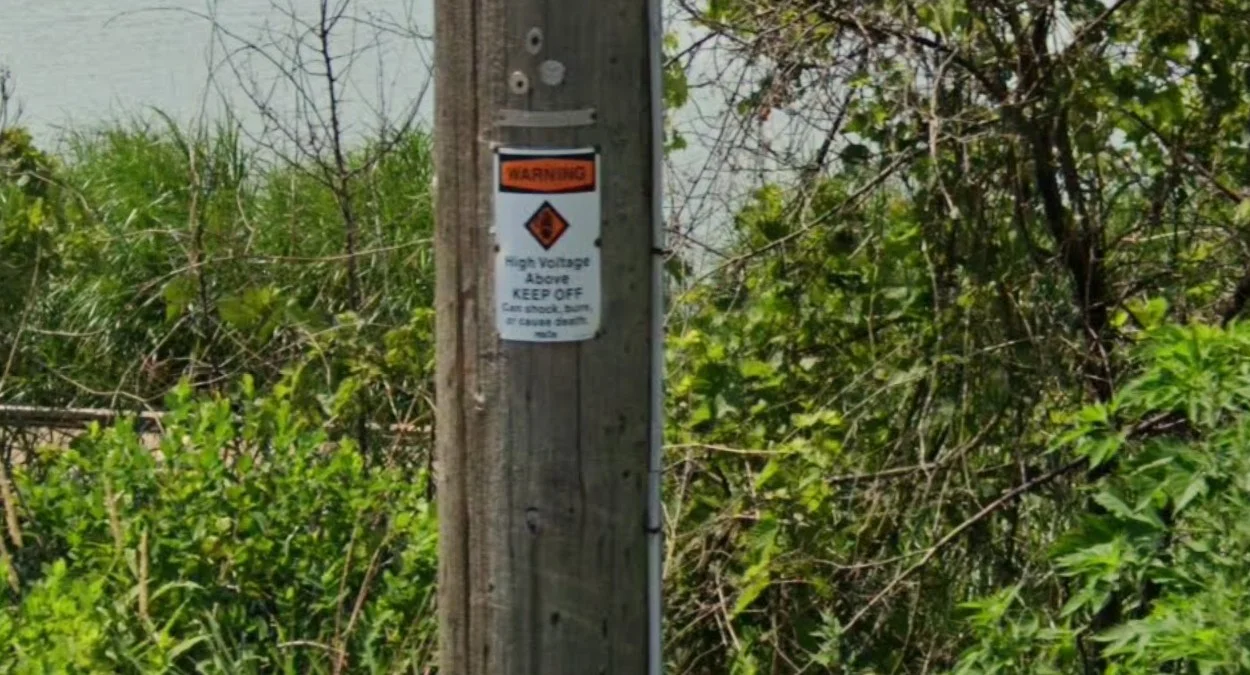 威斯康辛/密西根電線桿牌