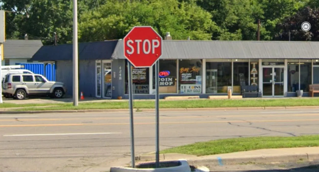 密西根州雙桿標誌