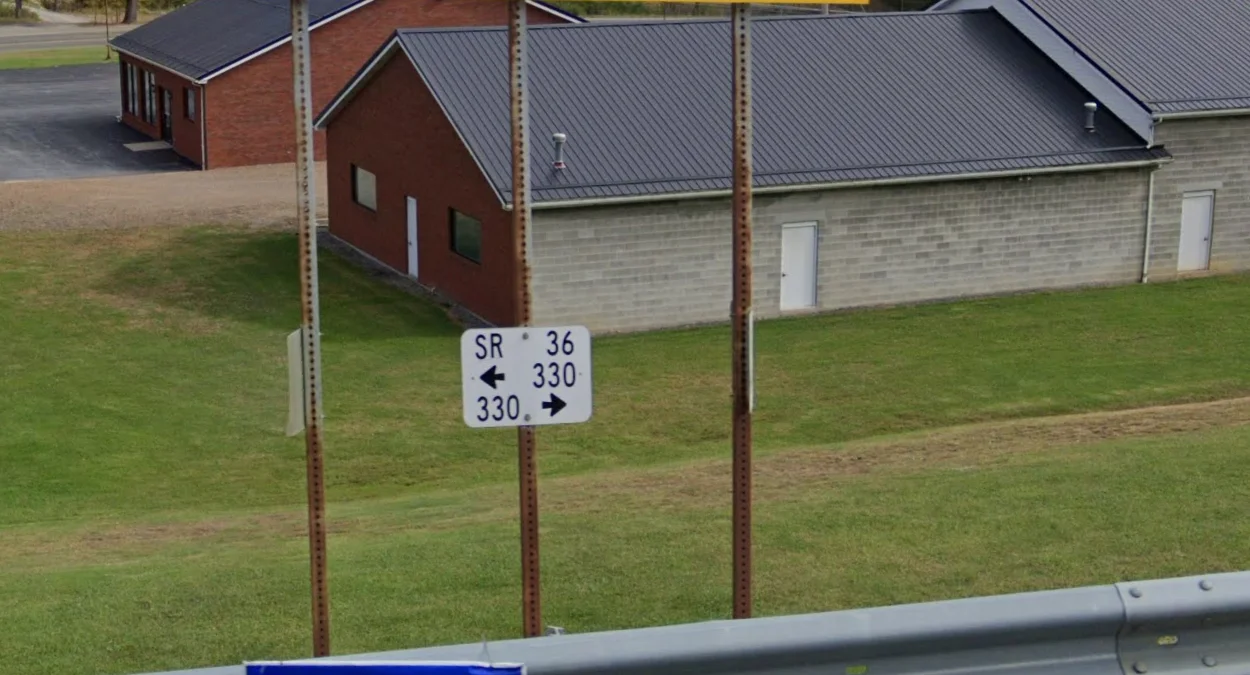 賓夕法尼亞州白色交匯路牌