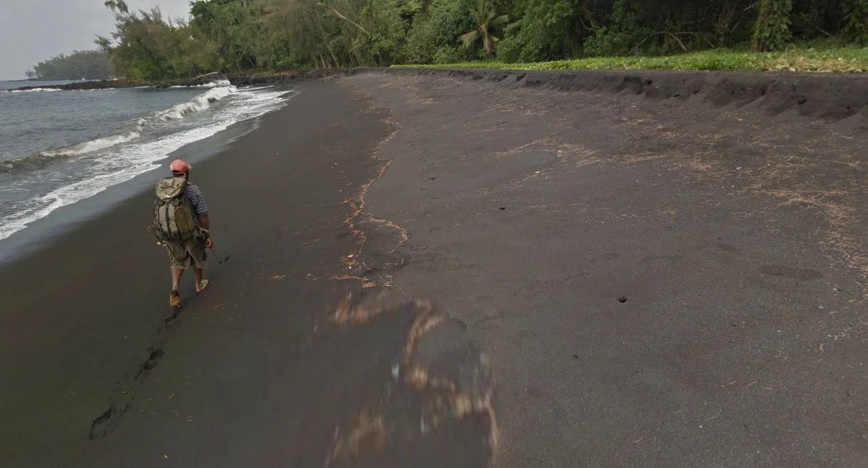 火山島特有深色土壤