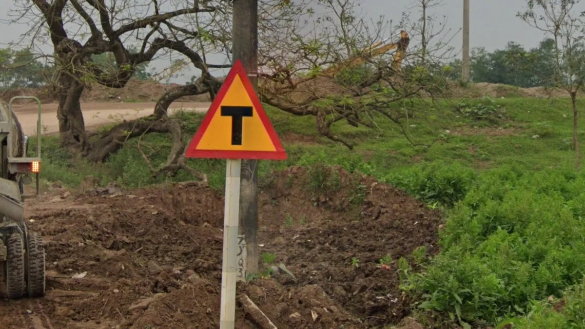 黃橙色路標背景